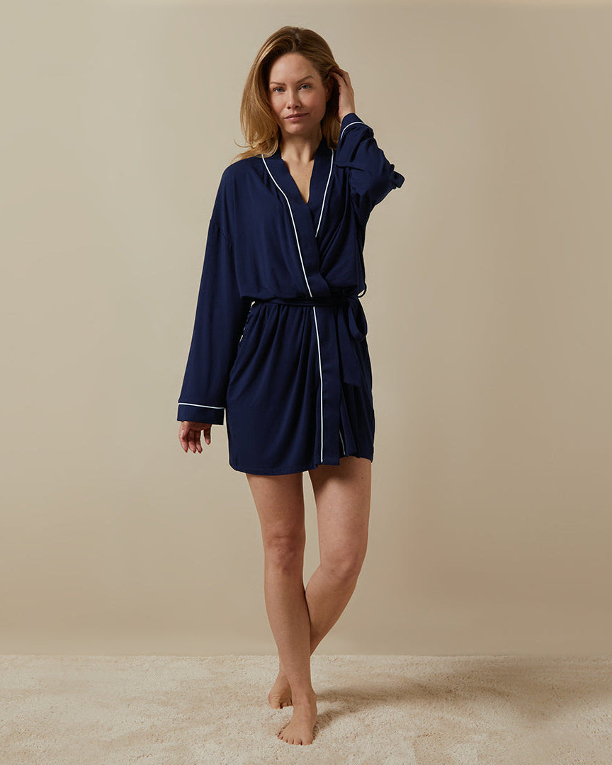 Aura Navy Kimono
