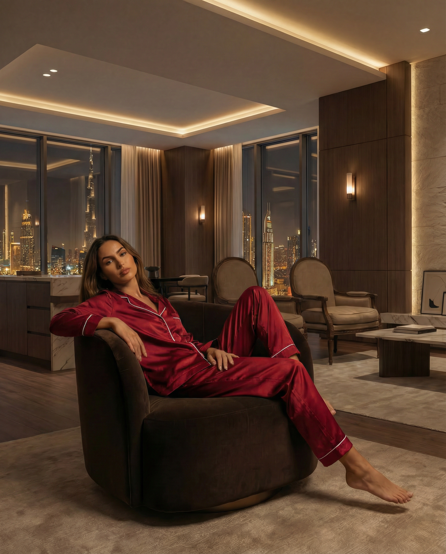 Elegance Silk Pyjama Set