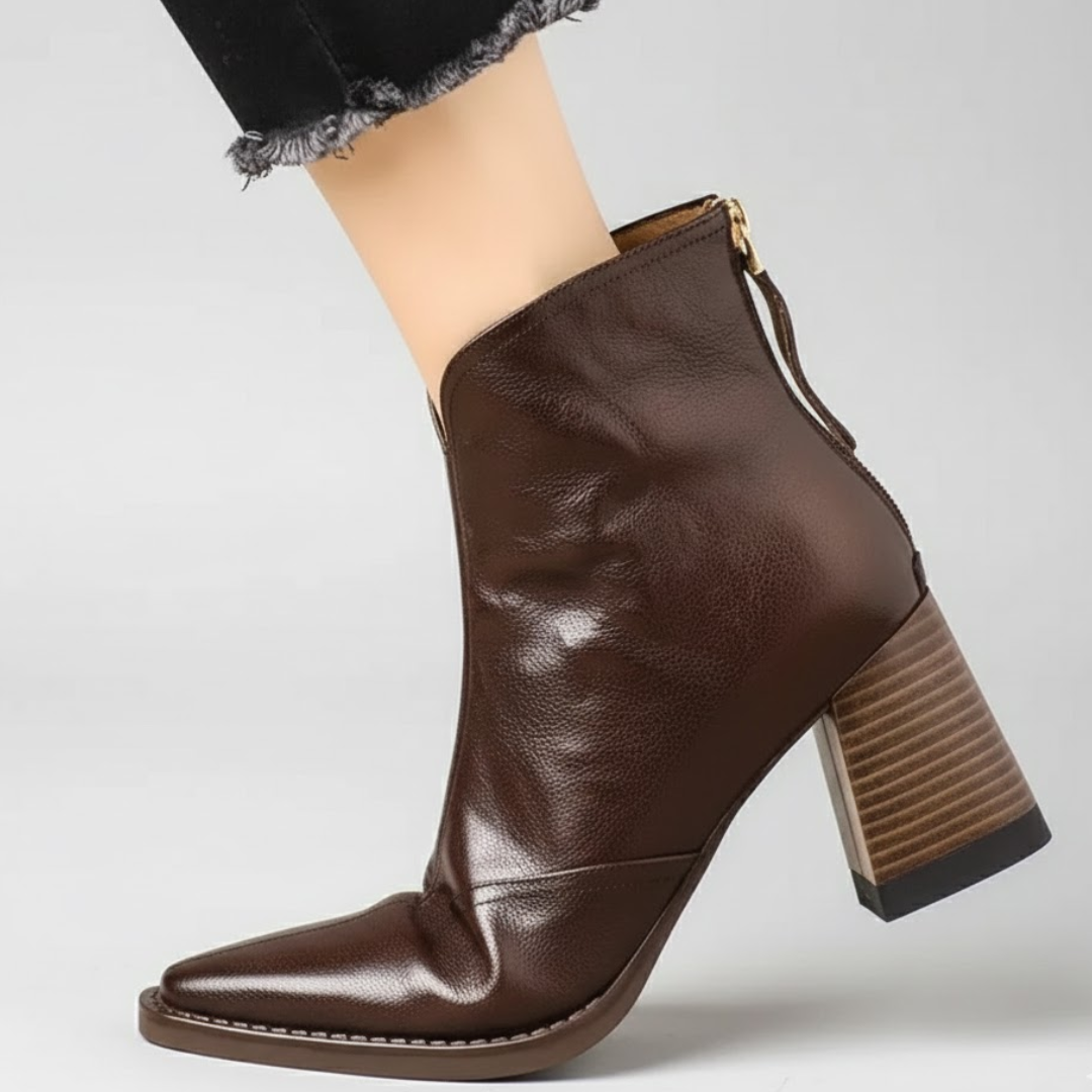 Rosa Black Ankle Boots